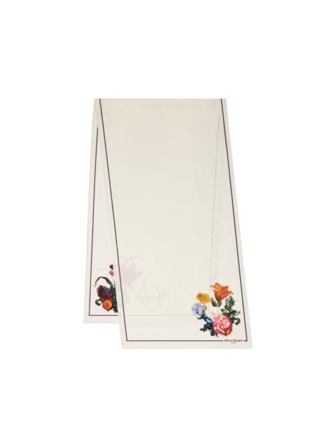 Maison Margiela floral scarf