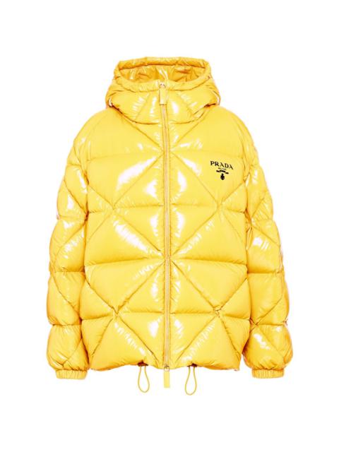 Prada Nylon down jacket with hood