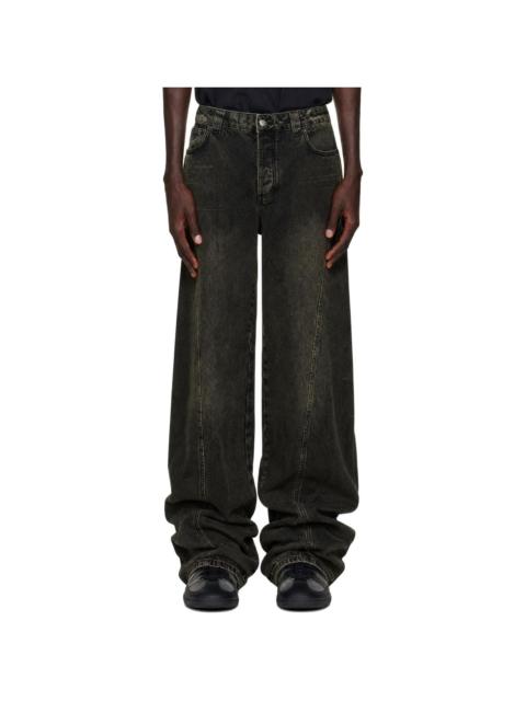 AVAVAV Brown Shar-Pei Stonewashed Jeans