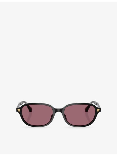 VERSACE VE4514D Rectangle-Frame Acetate Sunglasses
