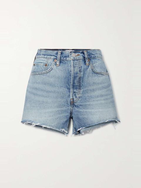 70s frayed denim shorts