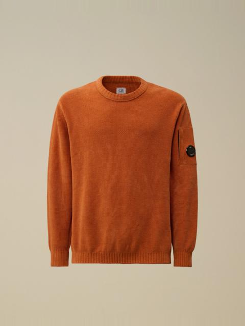 Cotton Chenille Crewneck Knit