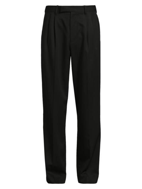 Vince Men's Double Pleated Suiting Trousers - Black