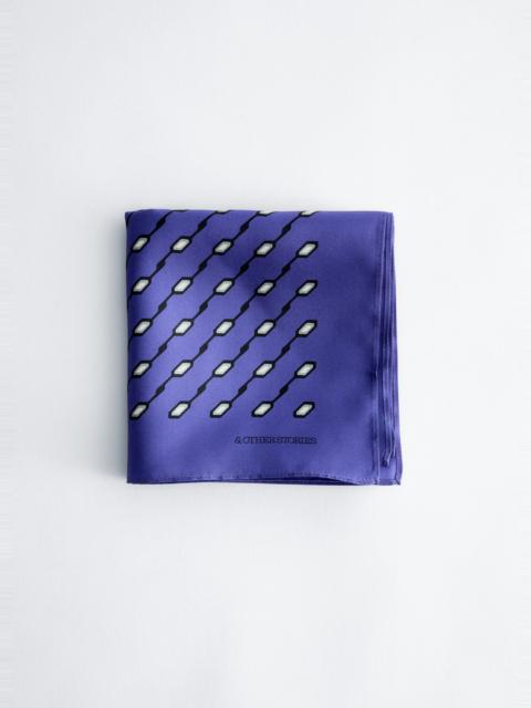 & Other Stories Printed Silk Scarf