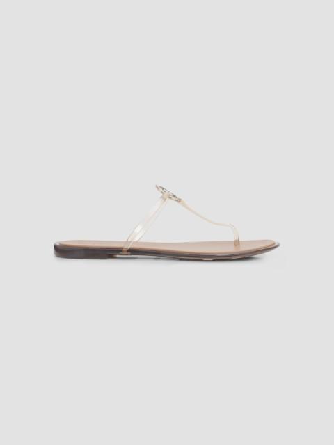 TORY BURCH Women's Mini Miller Jelly Sandals - Transparent Almond Flour