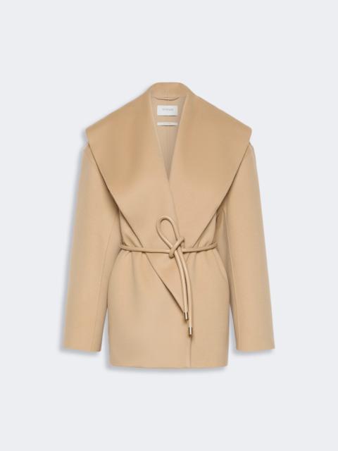 Sportmax UGUALE Pure wool double fabric jacket - CAMEL