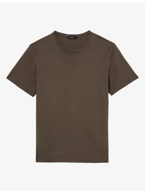 REISS Count Tailored-Fit Air-Water Cotton T-Shirt