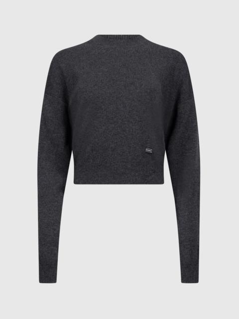 Victoria Beckham Luna Jumper In Dark Grey