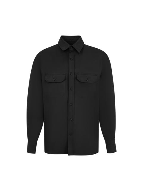 TOM FORD Silk Twill Military Shirt