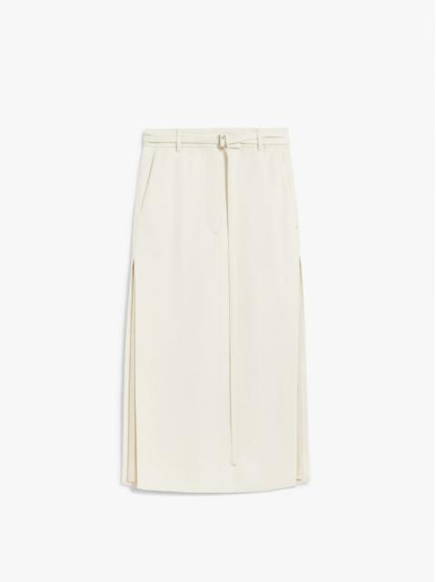 Sportmax Calf-length skirt with a double-wrap belt