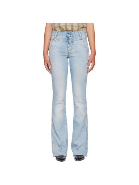 AMIRI Blue Skinny Flare Jeans