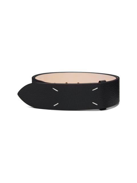 Maison Margiela Black Four Stitches Belt