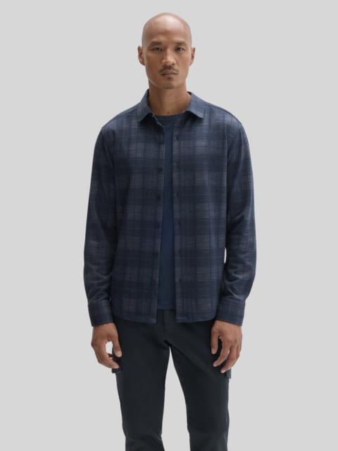ROBERT BARAKETT Meteor Printed Knit Shirt