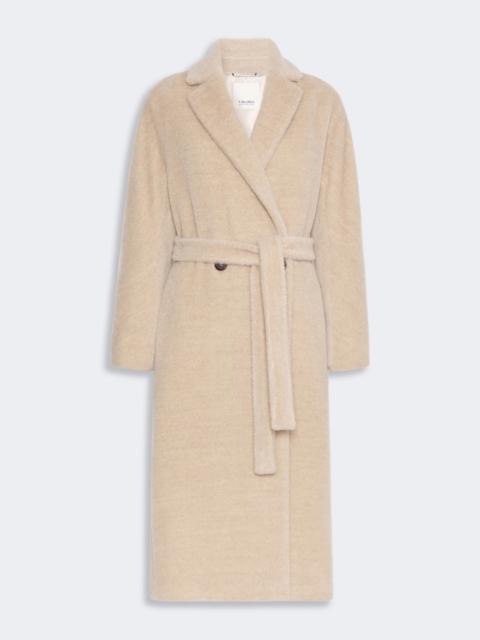 'S Max Mara TABARIN Double-breasted alpaca and wool coat - ALBINO