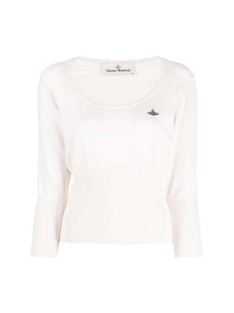 Vivienne Westwood Orb-embroidered knitted jumper