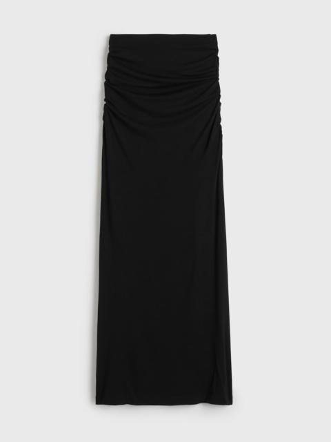 TOTEME Draped jersey skirt black