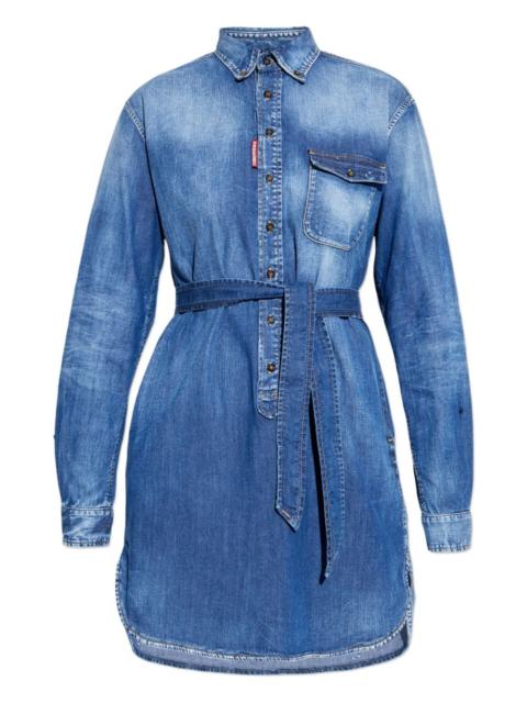 DSQUARED2 button-fastening denim mini dress