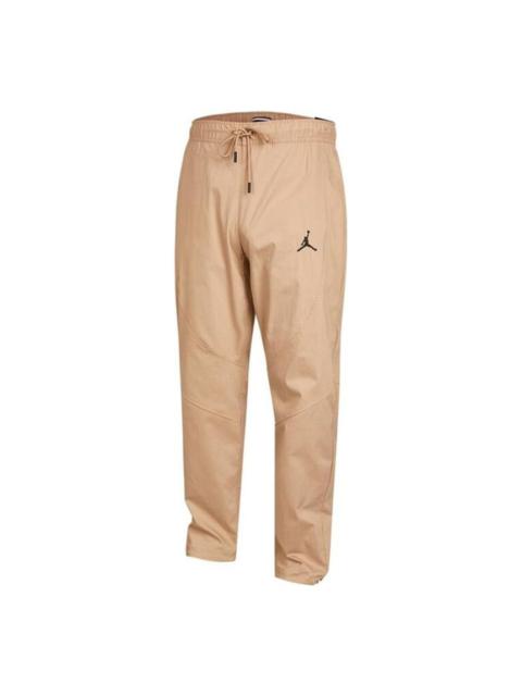 Jordan Men's Air Jordan Essential Basketball Training Sports Woven Long Pants/Trousers Turmeric DA9835-200
