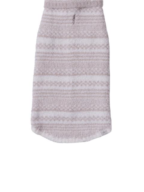 Barefoot Dreams CozyChic Checkered Stripe Pet Sweater