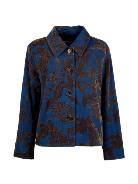 MARELLA floral-pattern jacquard jacket
