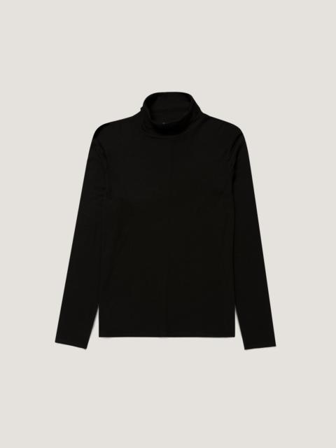 Sunspel Long Sleeve Funnel Neck Top