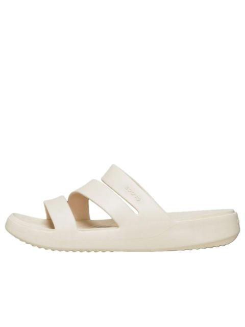 crocs (WMNS) Crocs Getaway Strappy Slides 'Cream White' 209587-160