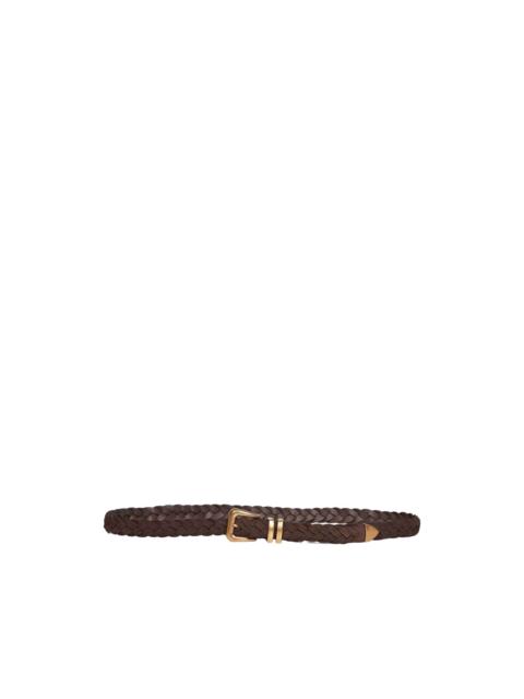 Brunello Cucinelli braided leather belt