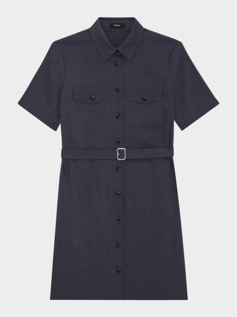Crunch Linen Military Shirtdress