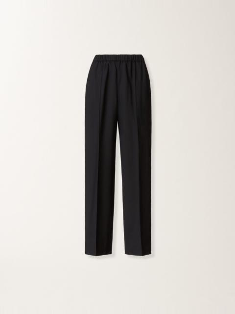 FABIANA FILIPPI Gubbio jogging pants in night blue bistretch lightweight wool