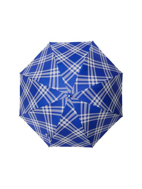 Burberry panelled checked umbrella