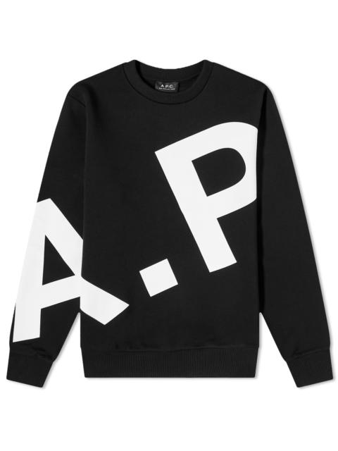 A.P.C. Cory Oversize Logo Sweater