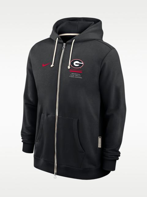 Nike Georgia Sideline Standard Issue Men's Nike Dri-FIT College Full-Zip Hoodie
