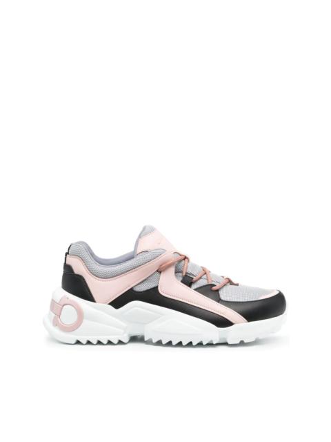 FERRAGAMO panelled low-top sneakers
