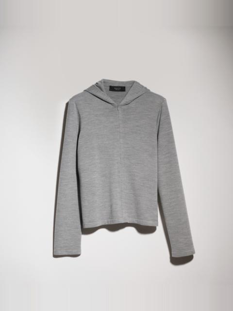 GUCCI Wool silk blend hooded cardigan
