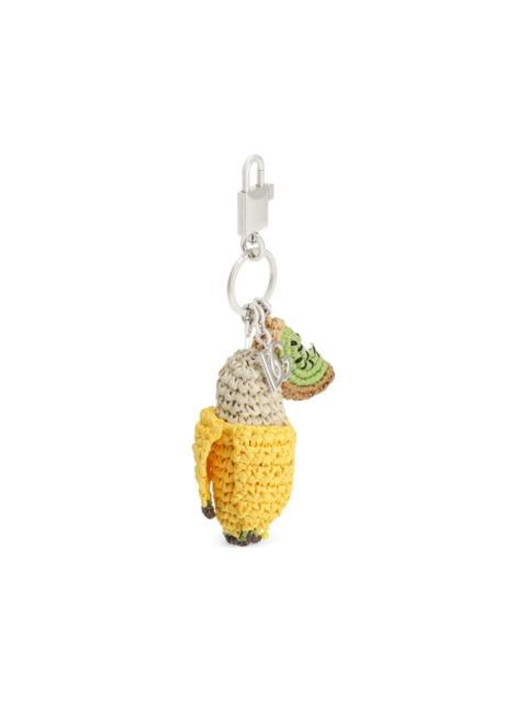 Dolce & Gabbana metal keychain with charms
