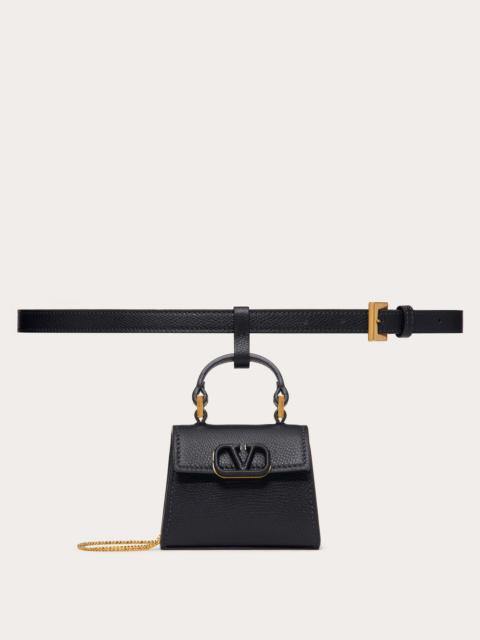 Valentino MINI VSLING GRAINY CALFSKIN BELT BAG