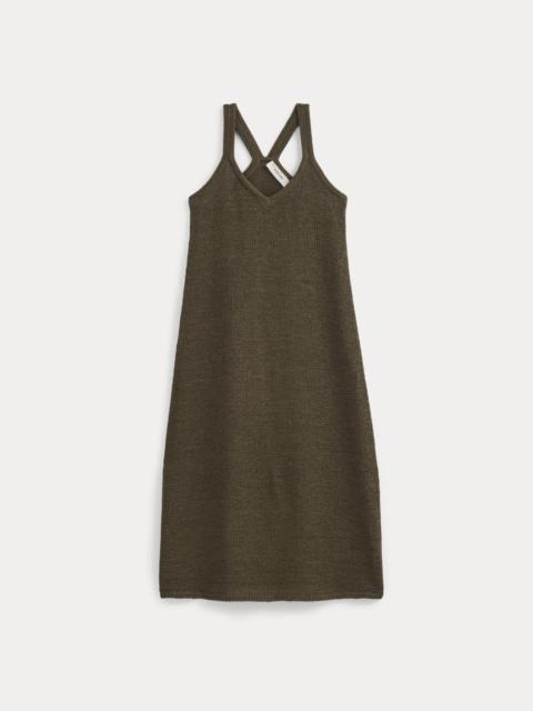 EVERLANE SWEATER RACERBACK MIDI DRESS