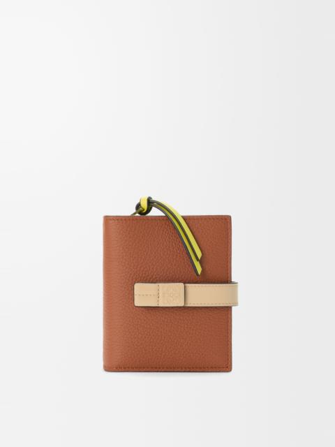 Loewe Compact zip wallet in soft grained calfskin