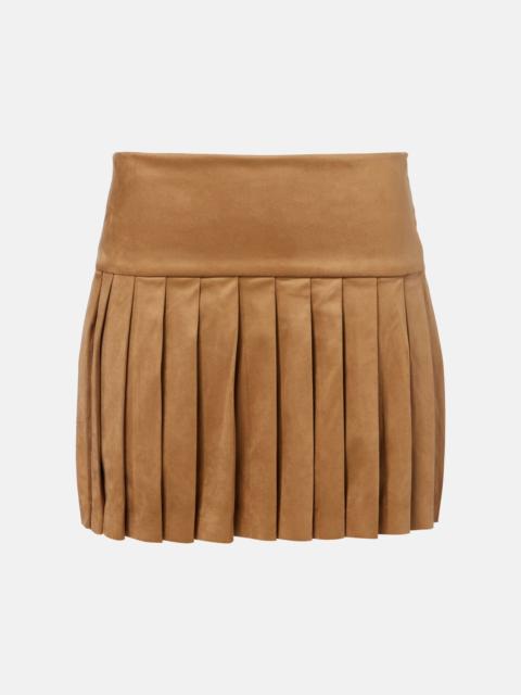 NORMA KAMALI Pleated miniskirt