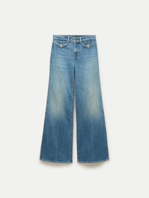 J.CREW Denim trouser jean with flap pockets