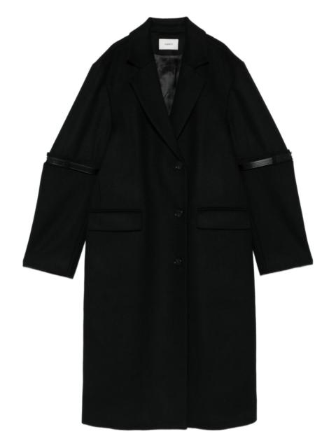COPERNI logo belted-detail coat