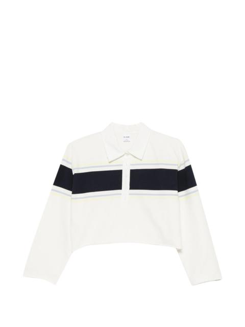 RE/DONE Re/done Stripe-detail Polo Top