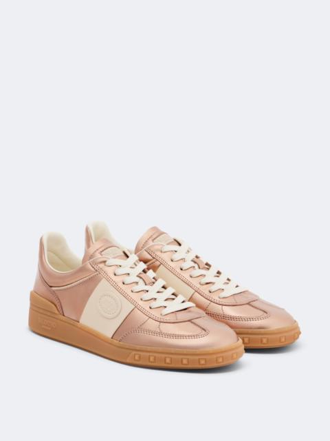 Valentino Upvillage metallic leather sneakers