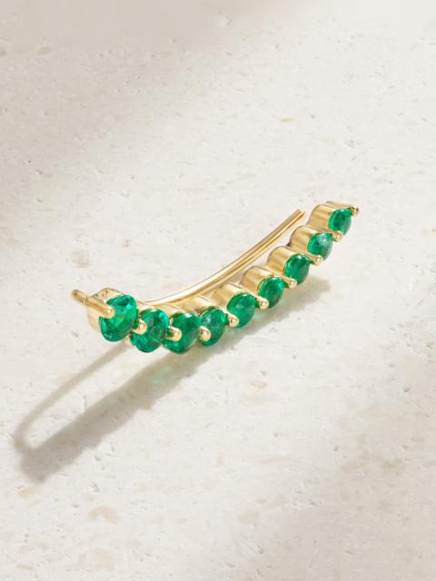 ANITA KO 18-karat Gold Emerald Single Earring