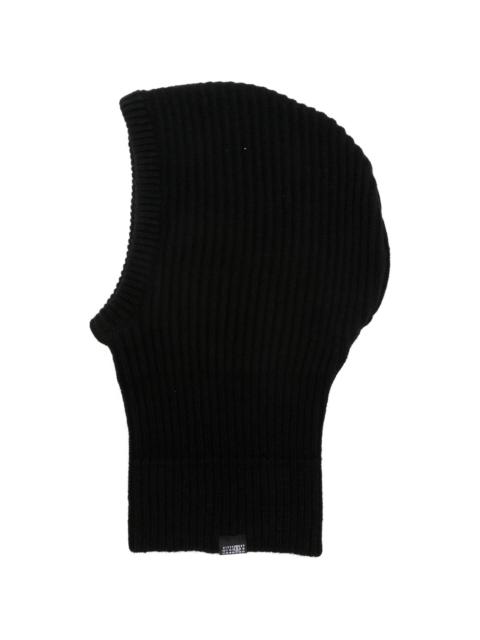 MM6 Maison Margiela Mm6 Maison Margiela Ribbed-knit Balaclava