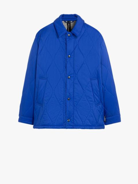 Mackintosh TEEMING BLUE NYLON QUILTED COACH JACKET