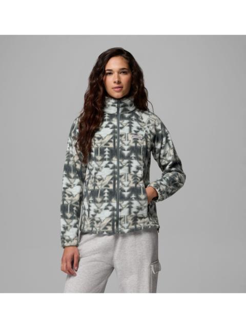 Columbia Women's Benton Springs Printed Full Zip Fleece Jacket