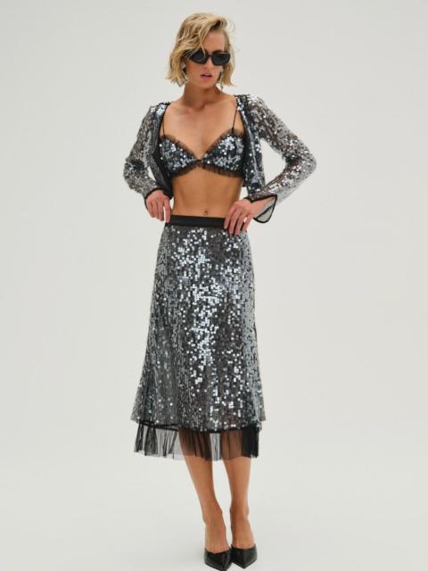 For Love & Lemons Christelle Midi Skirt