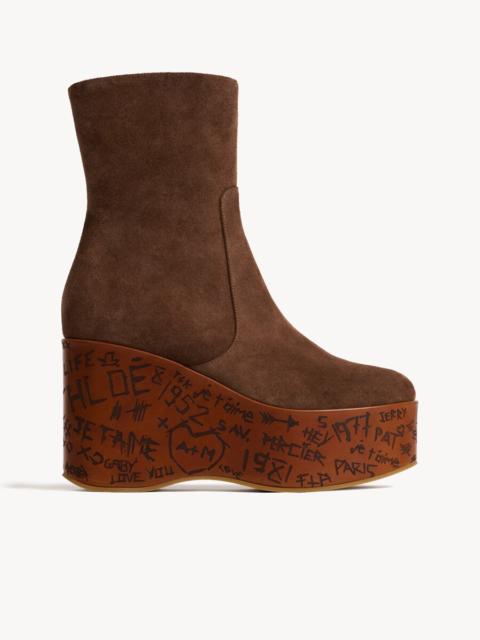 Chloé MAXIME WEDGE ANKLE BOOT