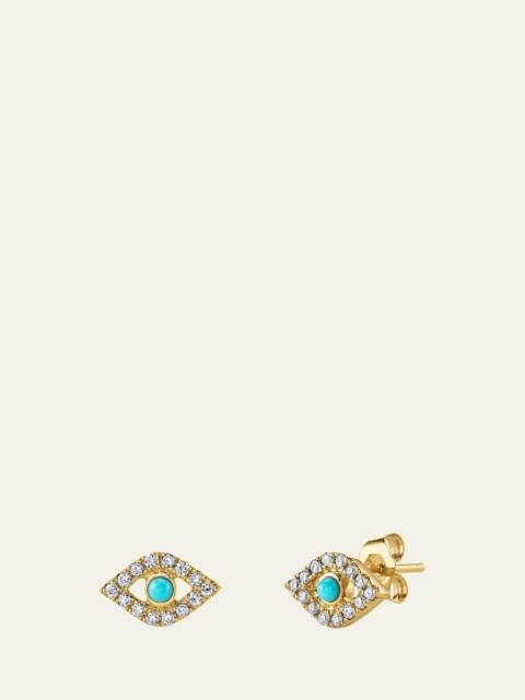 SYDNEY EVAN Turquoise Bezel Eye